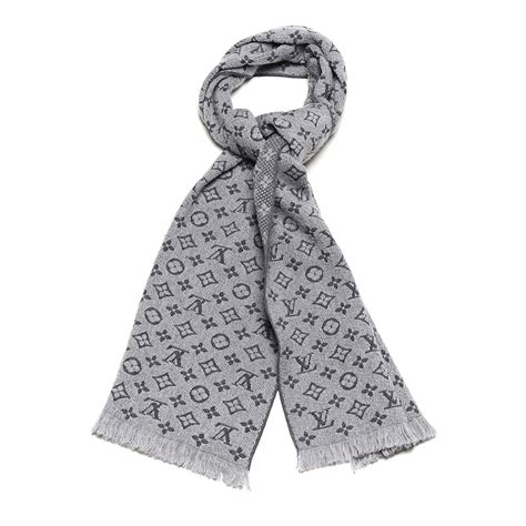 louis vuitton scarf male|louis vuitton scarf men grey.